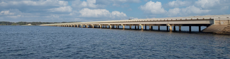 Highway 155 Bridge over Lake Palestine near Tyler, Texas